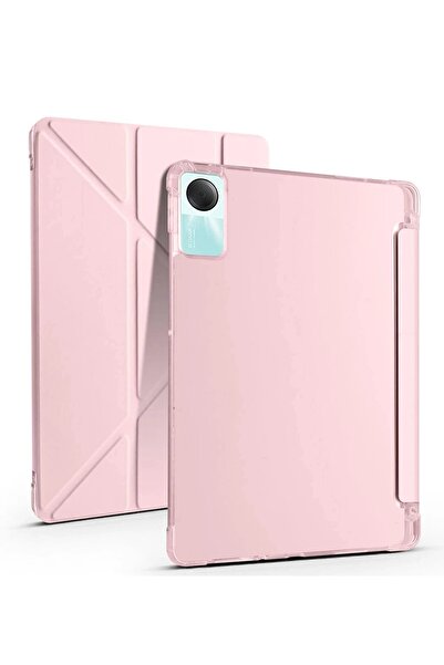 Khayra Xiaomi Redmi Pad Se 4g Case Mars Tablet Case with Pen Holder - Rose Gold-(5796) - Eszaoc8474-923