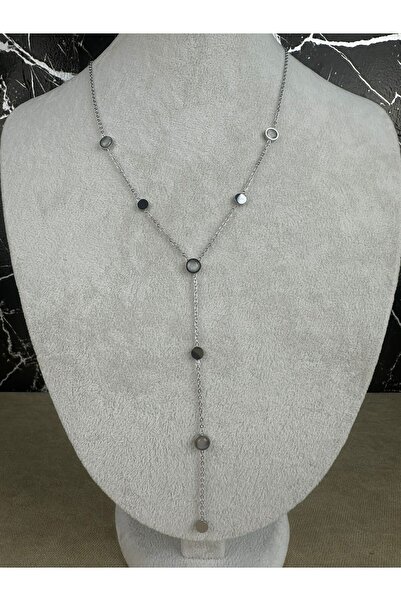 Mutenaura Steel Y Necklace Silver