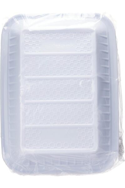 Hotpack Hotpack Disposable Plastic Plates 50 Pieces V3, Large White