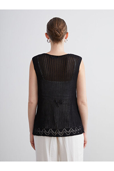 LC Waikiki V Yaka Ajurlu Kadın Triko Yelek