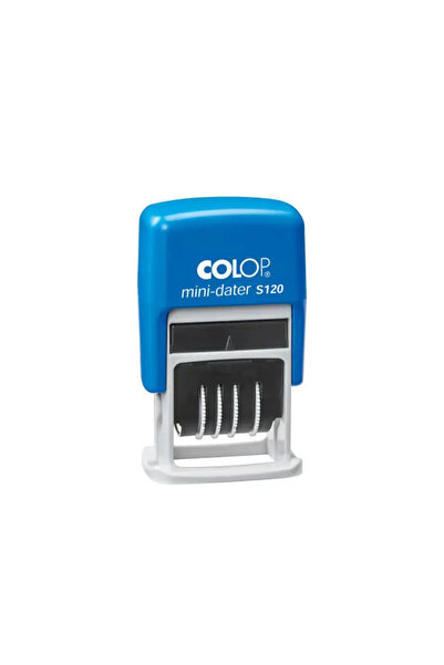 Colop S120/SD TARİH KAŞE MAVİ KASA MAVİ KEÇE - 8X45MM