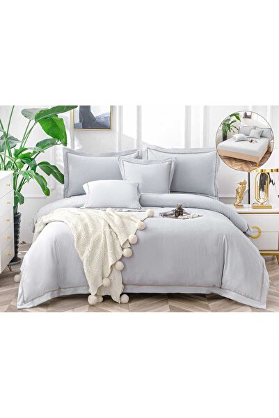 FIONNA.RO Fine Cotton Underwear, Smooth Texture, Tape Insert - Gray