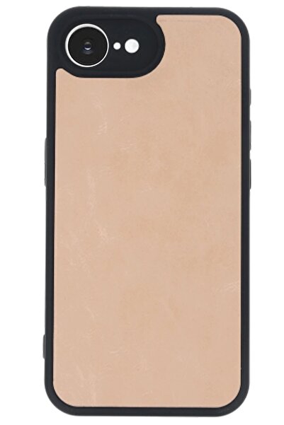 UStores iPhone 16E Case Aras Leather Cover - Powder-(5796) - Tnx8792-3806