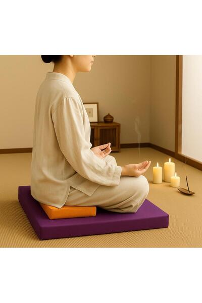 Remege Spor Malzemeleri 60x60 Meditacija Min Koža Set Dvostruka Joga Meditaci...