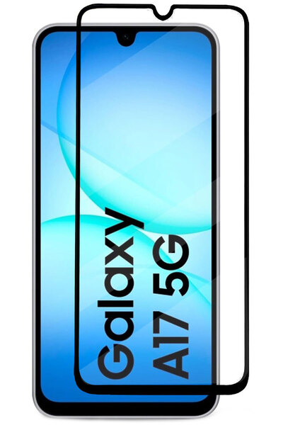CEPSTOK Samsung Galaxy A17 Kırılmaz Cam 5D Tam Kaplayan 9H Temperli Ekran Kor...