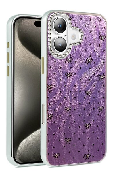 UStores iPhone 16 Plus Compatible Case Blade Mirrored Pattern Cover - Pattern...