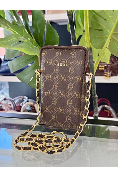 Mrv Monogram askılı telefonluk vakkoçanta