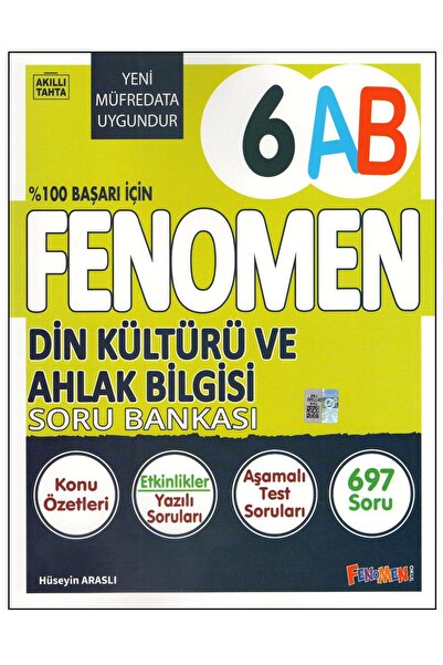 Fenomen Yayıncılık Fenomen 6.Sınıf 6AB Din Kültürü Ve Ahlak Bilgisi Soru Bankası