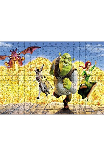 Cakapuzzle Cakasepetim Shrek, Shrek Ekstra Büyük 120 Parça Puzzle Yapboz Mdf (Ahşap)