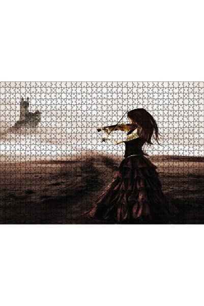 Cakapuzzle Cakasepetim Dreaming Violinist Woman Abstract 1000 Piece Puzzle Ji...