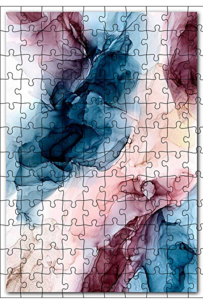 Cakapuzzle Cakasepetim Watercolor Effect Color Waves 120 Piece Puzzle Jigsaw ...