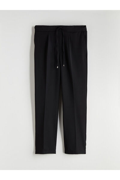 LC Waikiki Sparkling Selections from Shining Store |   Women's Trousers with Elastic Waistband