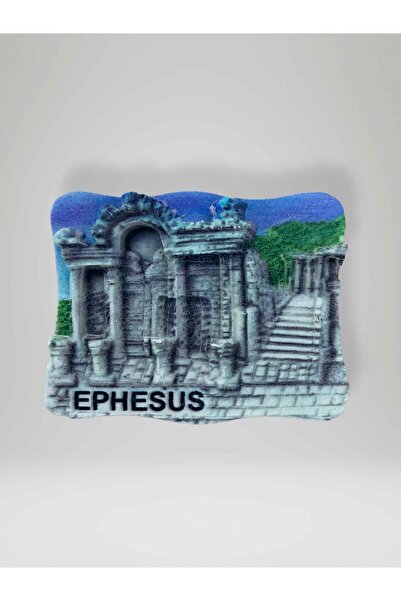 Mundy PHESUS (EFES) Temalı Polyester Magnet. 6,5 cm x 5 cm.