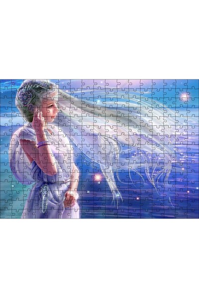 Cakapuzzle Cakasepetim Fairy and Stars in the Background 255 Piece Puzzle Jig...