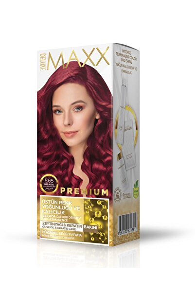 MAXX DELUXE Premium Yarı Kit Set Boya 5.65 Nar Kızılı
