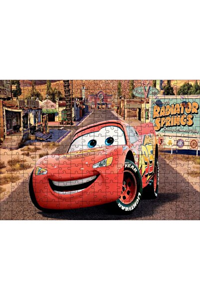 Cakapuzzle Cakasepetim Disney Şimşek McQueen, mcQueen Arabalar 120 Parça Puzzle Yapboz Mdf (Ahşap)