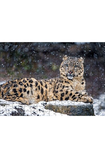 Cakapuzzle Cakasepetim Female Snow Leopard 120 Piece Puzzle Jigsaw Mdf (Wood)