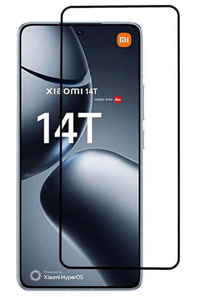 CEPSTOK Xiaomi 14T Kırılmaz Cam 5D Tam Kaplayan 9H Temperli Ekran Koruyucu