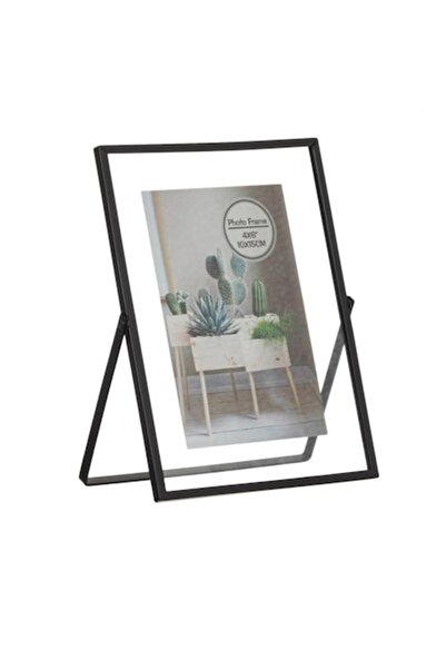 Wonderland Rama Foto Decorativa Metalica Transparenta Suport Negru 10x15cm
