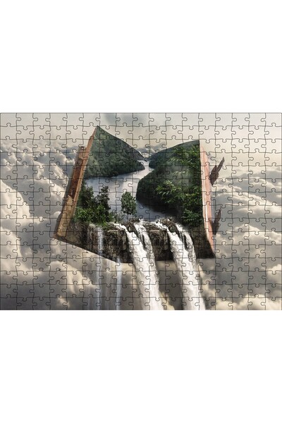 Cakapuzzle Cakasepetim Fantastic Nature Inside a Book 255 Piece Puzzle Jigsaw...