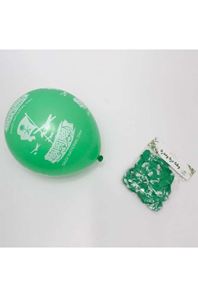 Generic Saudi National Day balloons with distinctive prints (25 pieces)