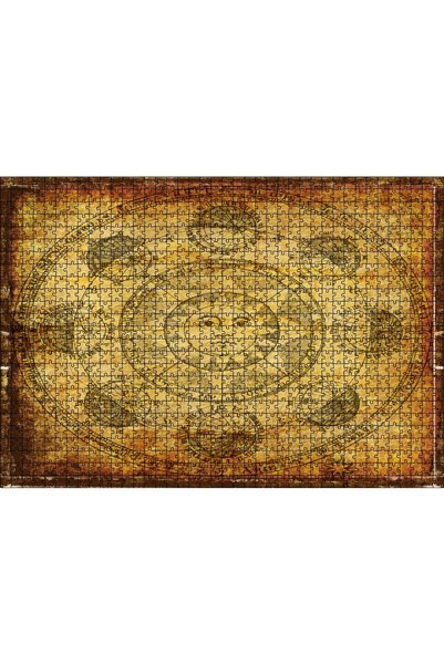 Cakapuzzle Cakasepetim Horoscope Sun Planets Angles Visual 1000 Piece Puzzle ...