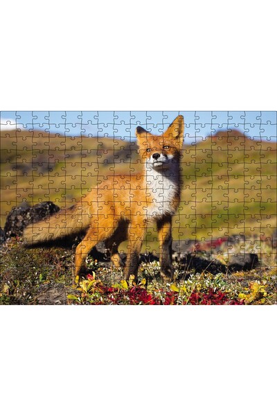 Cakapuzzle Cakasepetim Red Fox 120 Piece Puzzle Jigsaw Mdf (Wood)