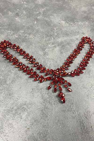 Fiyonks Atölye Harmony Premium Bridal Crown, Luxury Henna, Wedding Crown