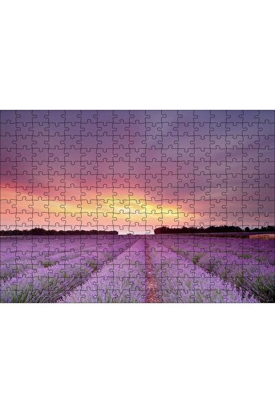 Cakapuzzle لغز تركيب الصور المقطوعة من 255 قطعة من Cakasepetim، يصور حقول الل...