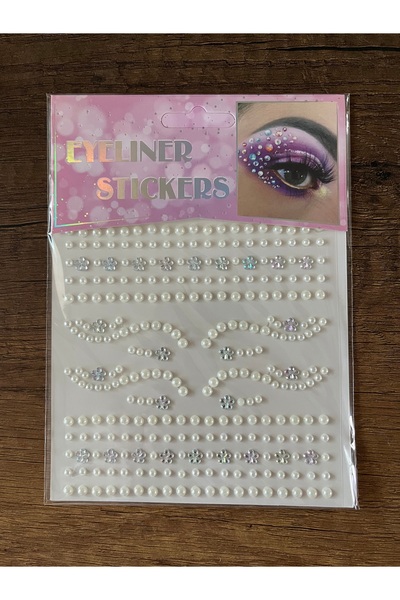 gülümse gel 1 Adet İnci Taşlı Yapıştırma Tırnak Saç Makyaj Stickerı Yüz Taşı ...