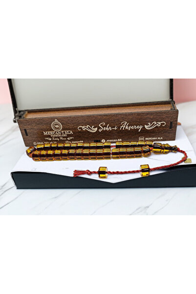 MERCAN-I ALA سبحة فناء عتيقة بنمط عثماني وتصميم يدوي