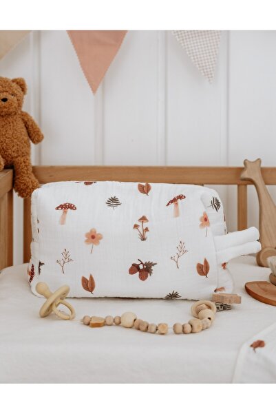 Lollie Baby&Kids Muslin Baby Care Bag, Waterproof Inner Surface - Forest