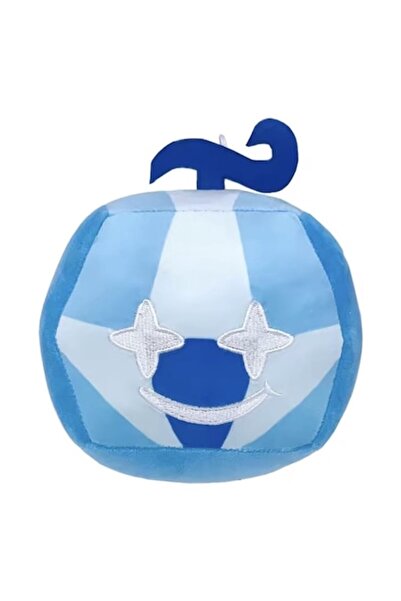 MASHASHOP Plush Toy, Blox Fruits Anime Game, Diamond, Turquoise/Blue, 15 cm
