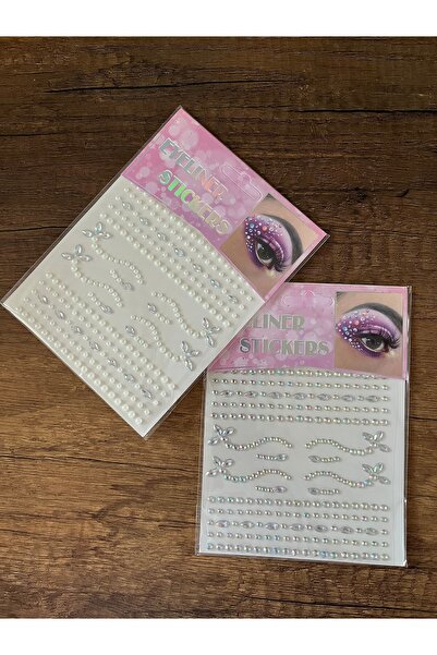 gülümse gel 2 Adet İnci Taşlı Yapıştırma Tırnak Saç Makyaj Stickerı Yüz Taşı ...