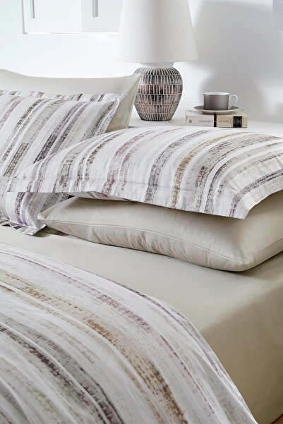 Özdilek Ligne Douce Single Fitted Sheet Duvet Cover Set