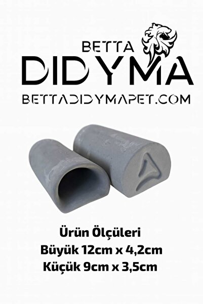 Alba Seramik Vatoz / Pleco Yuvası D Model (Küçük) %100 Seramik