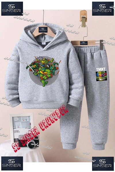 SS SİNSER Set de trening cu hanorac imprimat pentru copii, unisex, cu imprime...