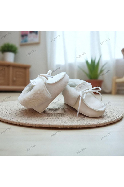 Çago kids My First Choice Is Suede Winter Shoes, with Fur Lining Inside, Keeping Feet Warm, Easy to Wear and Comfortable.