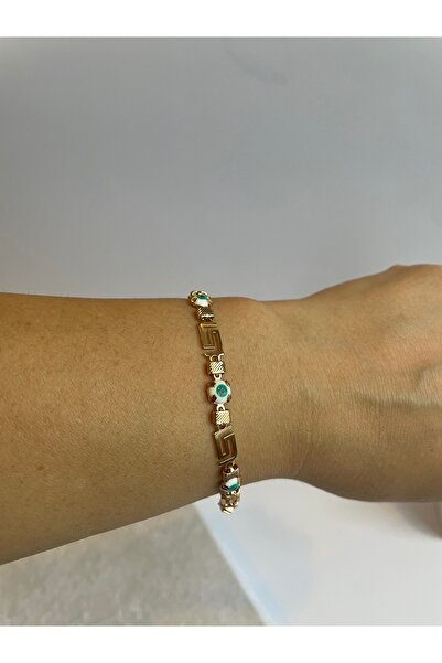 saaden jewelry SAADEN ROSE ÇELİK TAŞLI BİLEKLİK