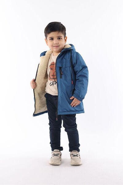 ABİLLİTA Children's Water and Windproof Fur Jacket