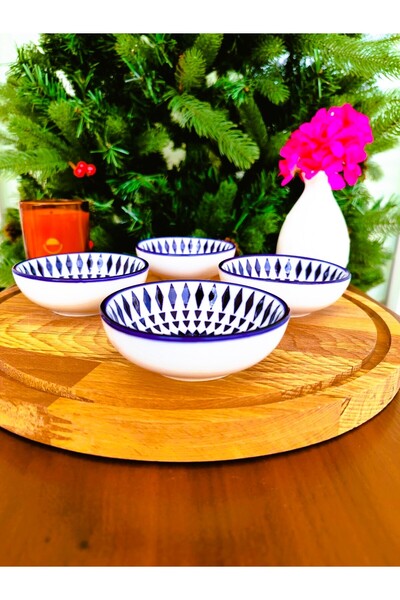 Madame Coco Μίνι πιάτο Revve Blue Niort New Bone China 9x9x2,8 cm - 1 Τεμάχιο