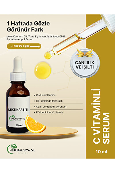 vita Leke Karşıtı & Cilt Tonu Eşitleyen Aydınlatıcı Cildi Parlatan Ampul Serumu