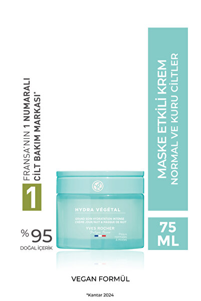 Yves Rocher Normal ve Kuru Ciltler İçin 100 saat etkili nemlendirici. Canland...