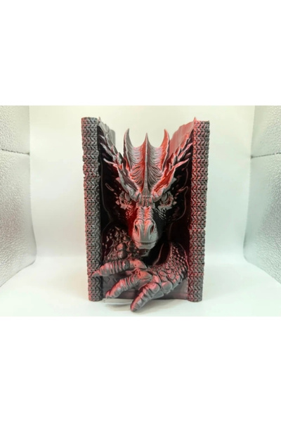 FLEXIS WE MAKE IT POSSIBLE FOR YOU Ejderha Tasarımlı Book Nook (Kitap Arası Dekoru)