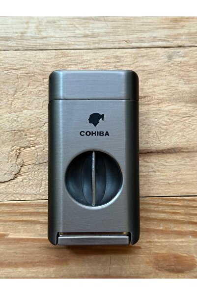 COHİBA Puro Çakmağı 3 Pürmüzlü Jet Bütan Dahili V kesicili