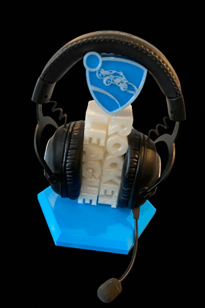 Genç 3D Rocket League Kulaklık Standı | Masaüstü Organizer | Dayanıklı ve Org...