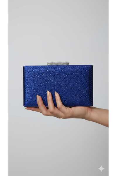 Mira style Geanta de mireasa cu pietre aplicate Geanta de seara