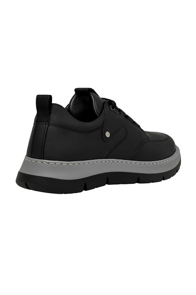 Growish Gr0381 Genuine Leather Size 38 Print Reducing Faylon Sole Rubber Laces Casual Sneaker Shoes.