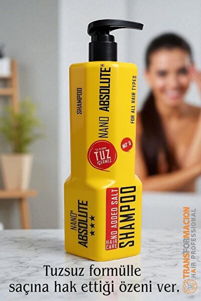 Transformacion Professional Nano Absolute Salt Free Shampoo – 1000 Ml, All Hair Types 722113