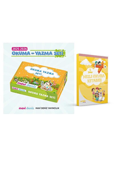 Mavi Deniz Yayınları 1. Sınıf Okuma Yazma Seti Maarif Modeline Göre Son Baskı...